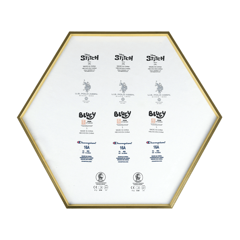 ملصقات المقاسات المطبوعة بدون درزات